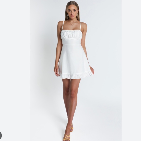 Showpo. Melting Hearts Dress In White - Picture 2 of 6